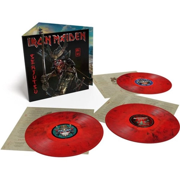 IRON MAIDEN / アイアン・メイデン / SENJUTSU<TRIPLE RED & BLACK MARBLE VINYL>