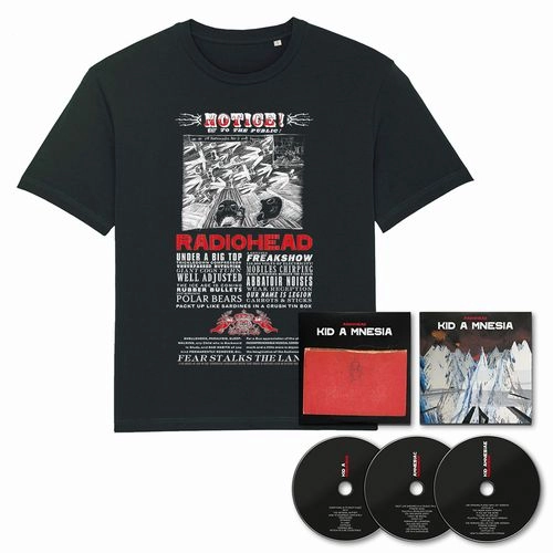 RADIOHEAD / レディオヘッド / キッドAムニージア+Tシャツ（L）