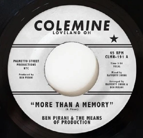 BEN PIRANI / ベン・ピラニ / MORE THAN A MEMORY / SLITARY ME (WHITE LABEL)