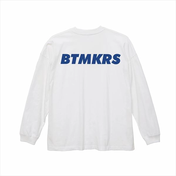 ASTROLLAGE / BTMKRS Long T-shirts WHITE/NAVY SIZE:L