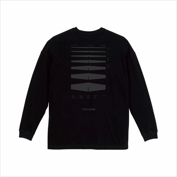 ASTROLLAGE / BTMKRS Pad Long T-shirts BLACK/DARK GRAY SIZE:S