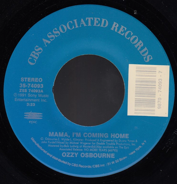 OZZY OSBOURNE / オジー・オズボーン / MAMA I'M COMING HOME