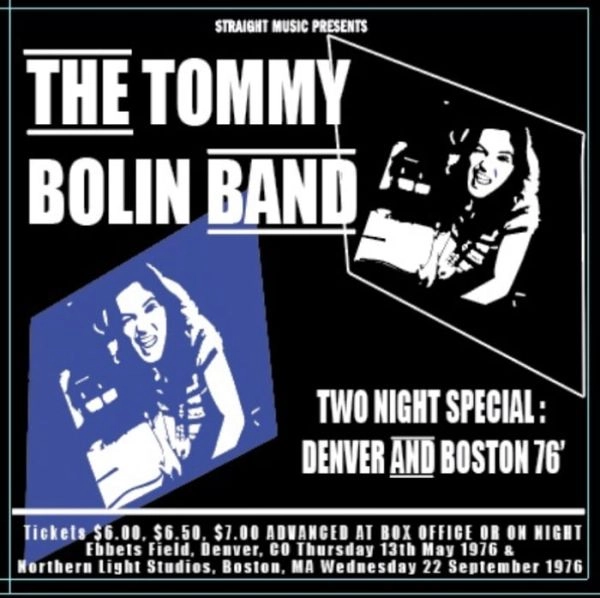 TOMMY BOLIN BAND / ザ・トミー・ボーリン・バンド / トゥー・ナイト・スペシャル -デンバー・アンド・ボストン '76