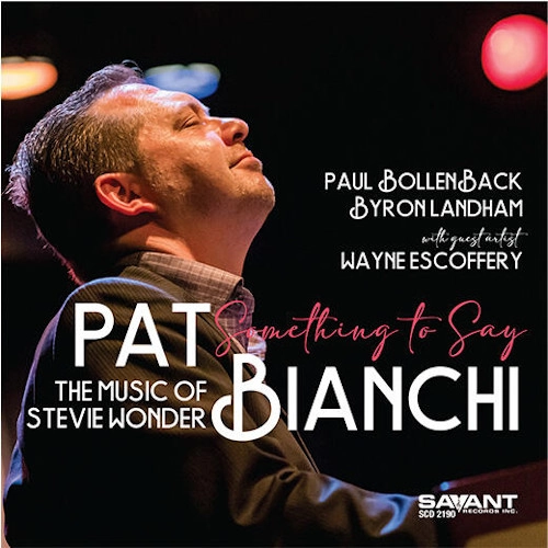 PAT BIANCHI / パット・ビアンキ / SOMETHING TO SAY - THE MUSIC OF STEVIE WONDER