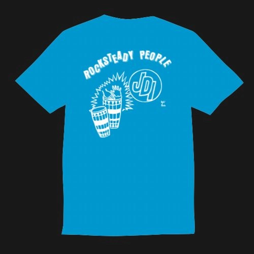 ROCK A SHACKA T-SHIRT / JDI CONGA LOGO T-SHIT TURQUOISE S SIZE