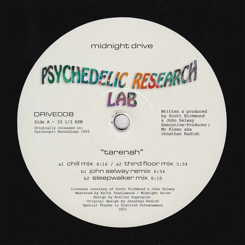 PSYCHEDELIC RESEARCH LAB / TARENAH