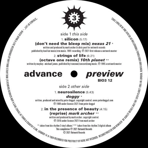 V.A.(NETWORK) / BIO RHYTHM (RE-INDULGE) 12" SAMPLER