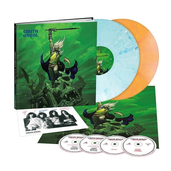 CIRITH UNGOL / シリス・アンゴル / FROST & FIRE(40TH ANN. ED.) ARTBOOK 4CD/2LP (Frost & Fire Marbled Vinyl - ltd. 2000)