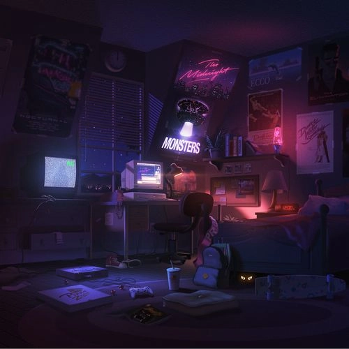 MIDNIGHT (SYNTH WAVE) / ミッドナイト (SYNTH WAVE) / Monsters(COLOR VINYL)