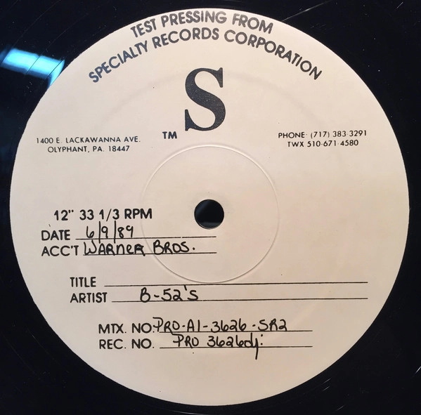 the B-52'S / CHANNEL Z