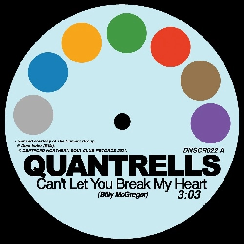 QUANTRELLS / PROMISE / CAN'T LET YOU BREAK MY HEART / I'M NOT READY FOR LOVE