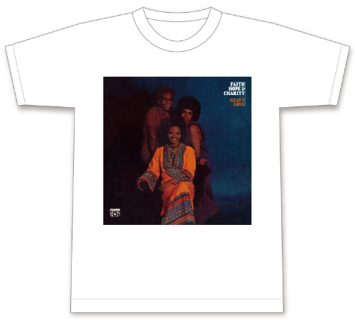 FAITH HOPE & CHARITY / フェイス・ホープ&チャリティー / ヘヴィー・ラヴ＋１ (Tシャツ/WHITE/Mサイズ)