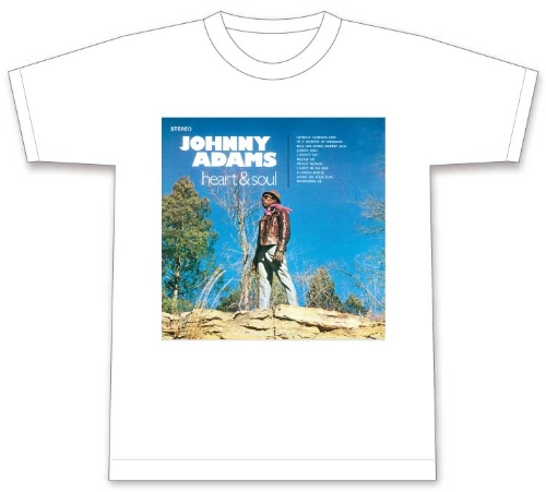 JOHNNY ADAMS / ジョニー・アダムス / ハート＆ソウル+12　(Tシャツ/WHITE/Lサイズ)