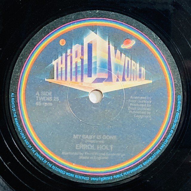 ERROL HOLT / MY BABY IS GONE