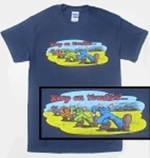 ROBERT CRUMB / ロバート・クラム / KEEP ON TRUCKIN IN RETRO TEE SHIRT(M SIZE)