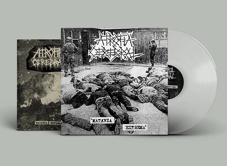 ATROFIA CEREBRAL / MATANZA EXTREMA (LP/DIEHARD CRYSTAL CLEAR VINYL)