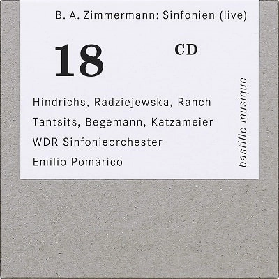 EMILIO POMARICO / エミリオ・ポマリコ / B.A.ZIMMERMANN: SINFONIEN