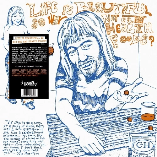 V.A. (NEW UNDERGROUND) / LIFE IS BEAUTIFUL SO WHY NOT EAT HEALTH FOODS? (LP/ORANGE VINYL)