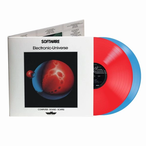 SOFTWARE / ソフトウェア / SOFTWARE - ELECTRONIC-UNIVERSE (PART I) 2XLP ON NEON CORAL + BLUE VINYL