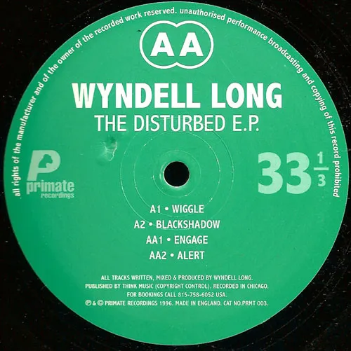 WYNDELL LONG / THE DISTURBED E.P.