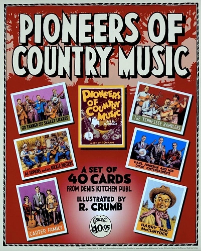 ROBERT CRUMB / ロバート・クラム / R. CRUMB's PIONEERS OF COUNTRY MUSIC PROMOTIONAL POSTER(2006)