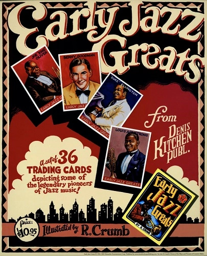 ROBERT CRUMB / ロバート・クラム / R. CRUMB's EARLY JAZZ GREATS PROMOTIONAL POSTER(2006)