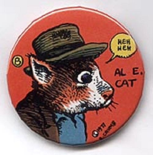 ROBERT CRUMB / ロバート・クラム / ROBERT CRUMB/BUTTON 085:AL E.CAT