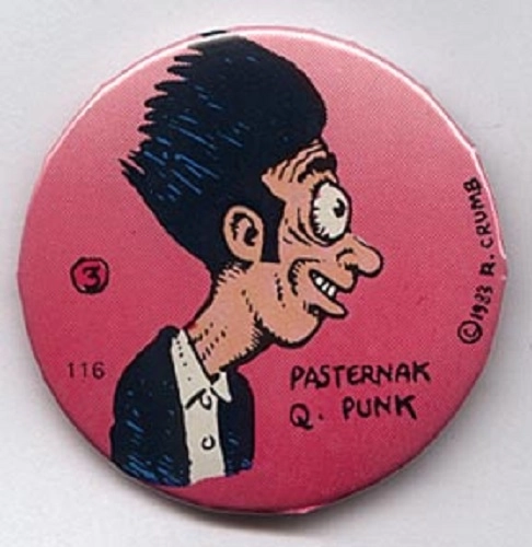 ROBERT CRUMB / ロバート・クラム / ROBERT CRUMB/BUTTON 116:PASTERNAK Q. PUNK
