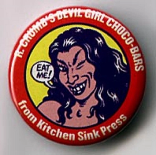ROBERT CRUMB / ロバート・クラム / ROBERT CRUMB/BUTTON 189:R. CRUMB'S DEVIL GIRL CHOCO-BARS