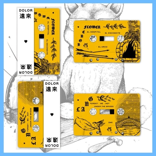 BONEFLOWER : lang / SPLIT (CASSETTE)