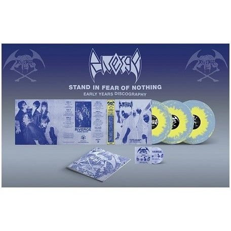RIVERGE / リヴァージ / STAND IN FEAR OF NOTHING-EARLY YEARS DISCOGRAPHY<DIEHARD SPLATTER BLUE/YELLOW VINYL>
