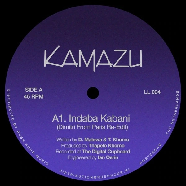 KAMAZU (WORLD) / カマズ / INDABA KABANI (DIMITRI FROM PARIS EDIT) / MJUKEIT