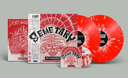 SEMETARY / NO RUNAWAY - COMPLETE DISCOGRAPHY 1989-1992 (2LP+CD/DIEHARD SPLATTER VINYL)