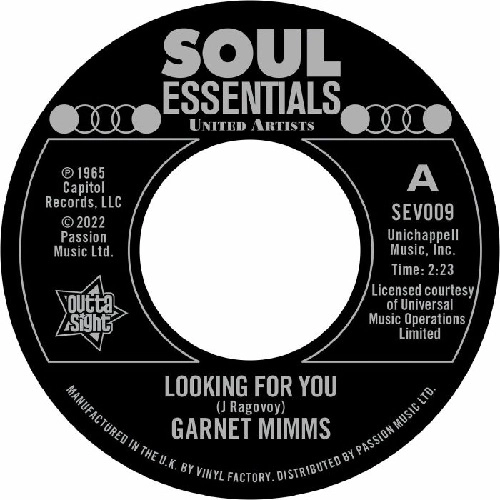 GARNET MIMMS / ガーネット・ミムズ / LOOKING FOR YOU / AS LONG AS I HAVE YOU