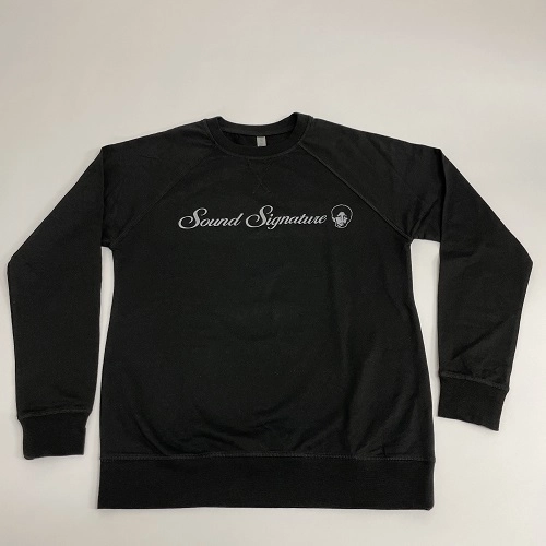 SOUND SIGNATURE SOUND / M SIZE/SOUND SIGNATURE THEO PARRISH - BLACK/GREY CREWNECK LONG SLEEVE T-SHIRT