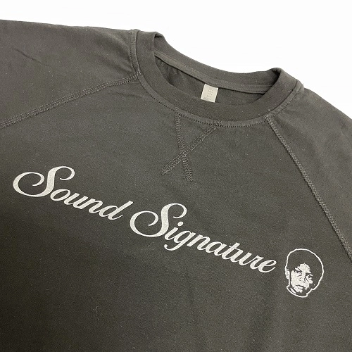 SOUND SIGNATURE SOUND / M SIZE/SOUND SIGNATURE THEO PARRISH - BLACK/GREY CREWNECK LONG SLEEVE T-SHIRT