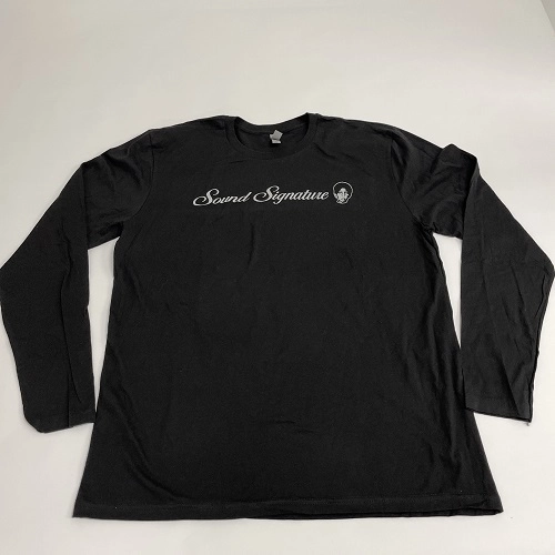 SOUND SIGNATURE SOUND / XL SIZE/SOUND SIGNATURE THEO PARRISH - BLACK/GREY CREWNECK LONG SLEEVE T-SHIRT