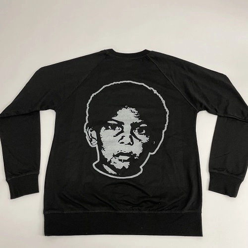 SOUND SIGNATURE SOUND / XXL SIZE/SOUND SIGNATURE THEO PARRISH - BLACK/GREY CREWNECK LONG SLEEVE T-SHIRT