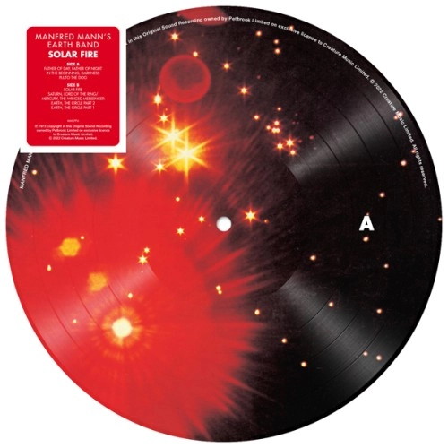 MANFRED MANN'S EARTH BAND / マンフレッド・マンズ・アース・バンド / SOLAR FIRE: LIMITED PICTURE DISC VINYL