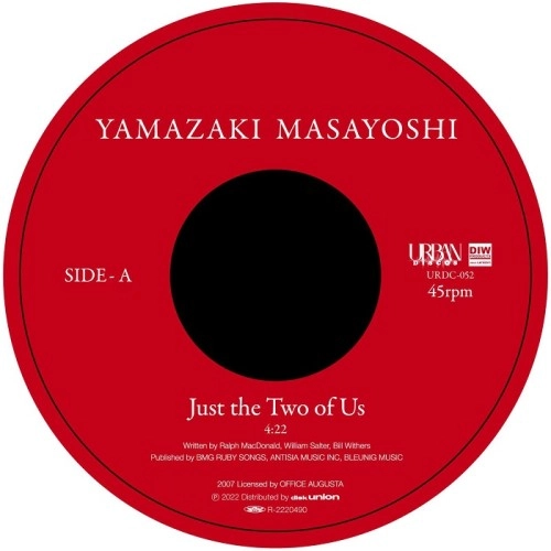 MASAYOSHI YAMAZAKI / 山崎まさよし / Just the Two of Us / Englishman in New York （7"） / Just the Two of Us / Englishman in New York (7")
