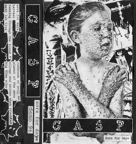 GASP / SORE FOR DAYS (LP)