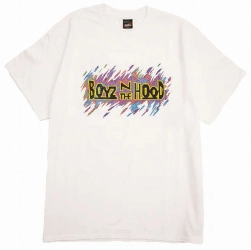 RAP TEES / BOYZ N THE HOOD LOGO 2 S/S TEE (WHITE L)