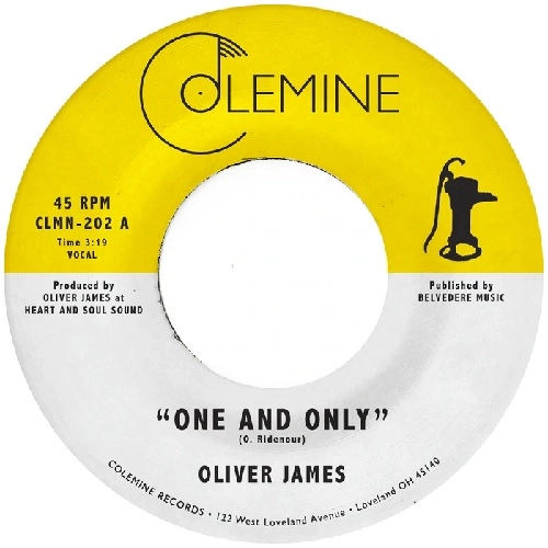 OLIVER JAMES / ONE AND ONLY (YELLOW VINYL)