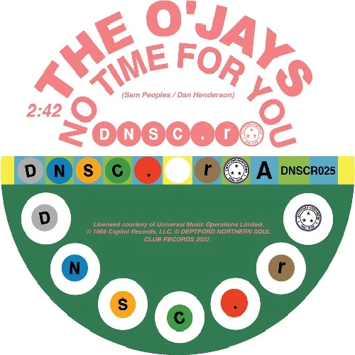 O'JAYS / WILLIE HIGHTOWER / NO TIME FOR YOU / BECAUSE I LOVE YOU