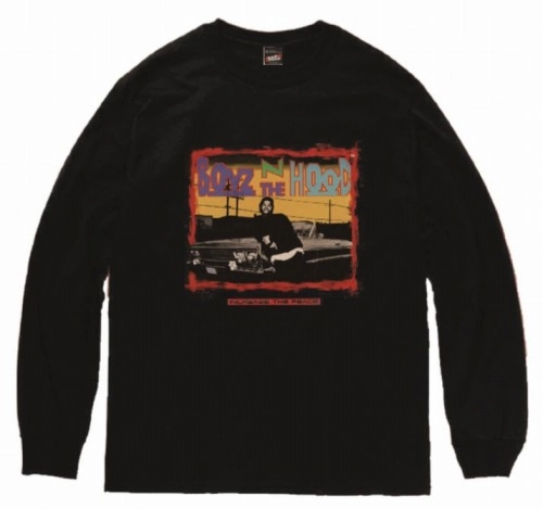 RAP TEES / BOYZ N THE HOOD ICE CUBE L/S TEE (DARK CHOCOLATE M)