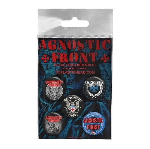 AGNOSTIC FRONT / アグノスティック・フロント / AGNOSTIC FRONT BUTTON BADGE SET