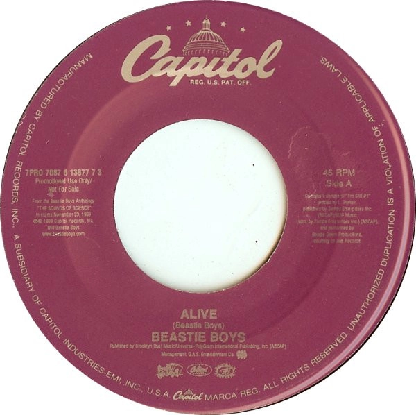 BEASTIE BOYS / ビースティ・ボーイズ / ALIVE