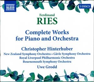 CHRISTOPHER HINTERHUBER / クリストファー・ヒンターフーバー / RIES: COMPLETE WORKS FOR PIANO AND ORCHESTRA