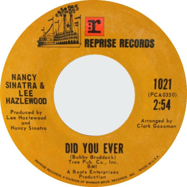 NANCY SINATRA & LEE HAZLEWOOD / DID YOU EVER