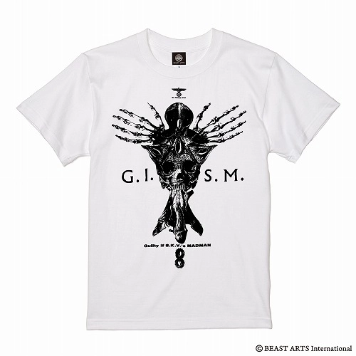 G.I.S.M. / L / SKULL WING(WHITE)